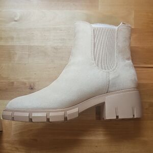 Elegant Cream Ankle Booties